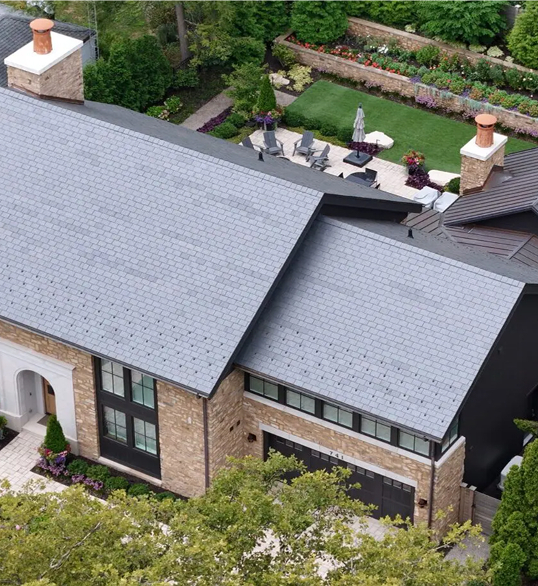 Roof type slate